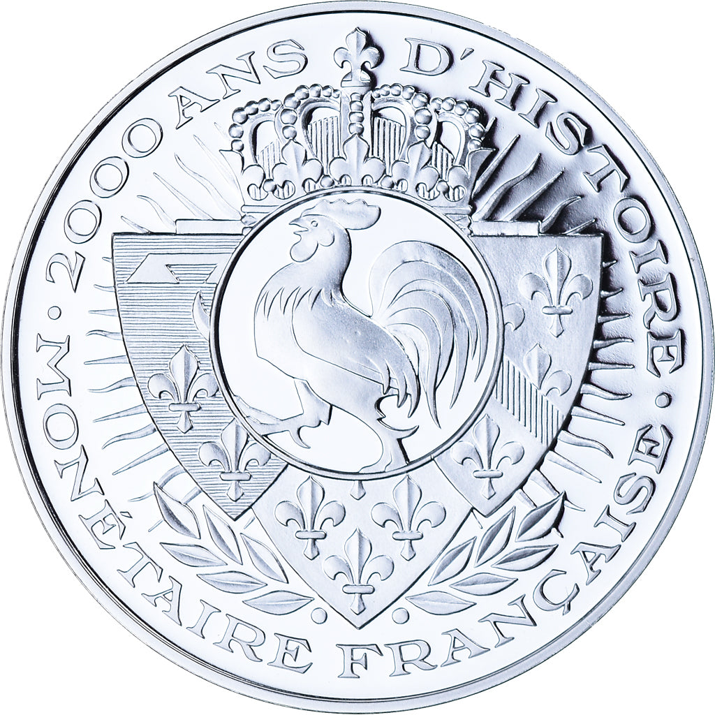 France, Medal, 2000 Ans d'Histoire Monétaire, Louis d'Or, MS(65-70), Silver