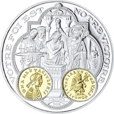 France, Medal, 2000 Ans d'Histoire Monétaire, Triens Mérovingien, MS(65-70)