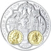 France, Medal, 2000 Ans d'Histoire Monétaire, Triens Mérovingien, MS(65-70)