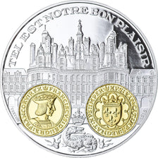 Frankreich, Medaille, 2000 Ans d'Histoire Monétaire, Teston François Ier