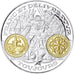France, Medal, 2000 Ans d'Histoire Monétaire, Franc à Cheval, MS(65-70)