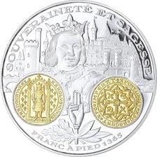 France, Médaille, Histoire Monétaire, Franc à Pied, Charles V, FDC, Argent
