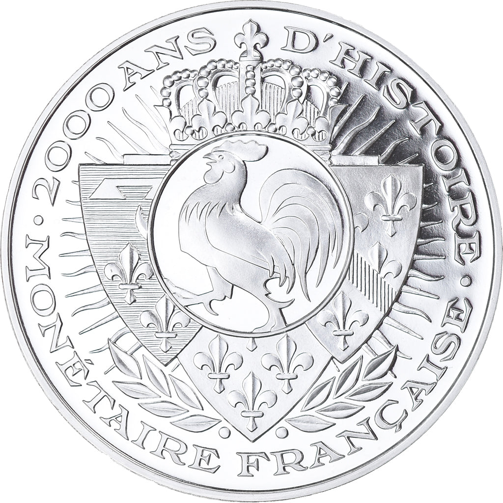France, Medal, Histoire Monétaire, 20 Francs Marianne, MS(65-70), Silver