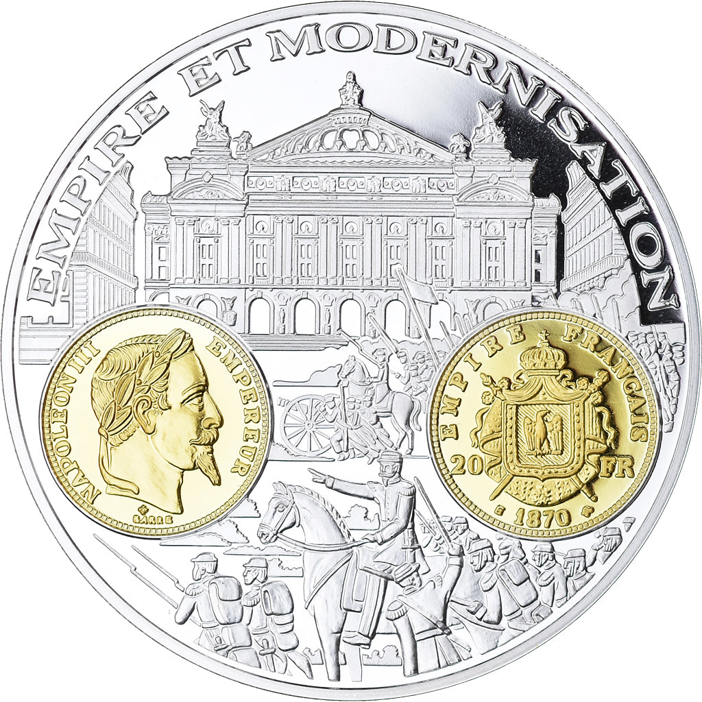 France, Medal, 2000 Ans d'Histoire Monétaire, 20 Francs Napoléon III