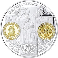 Frankreich, Medaille, Histoire Monétaire, Franc-Pied Quadruple, STGL, Silber