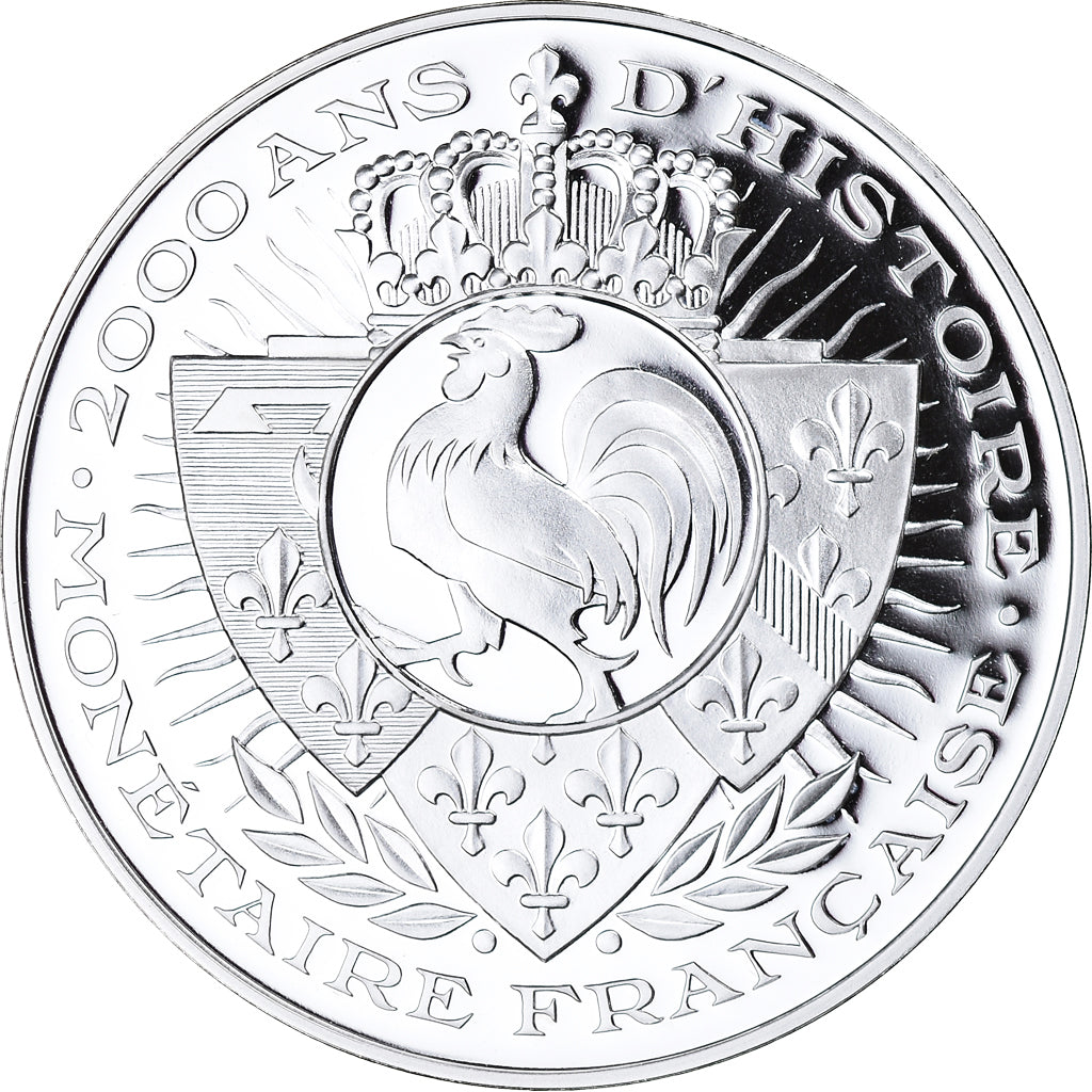Frankreich, Medaille, Histoire Monétaire, Franc-Pied Quadruple, STGL, Silber