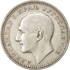 Yugoslavia, Alexander I, 50 Dinara, 1932, London, AU(50-53), Silver, KM:16