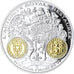 France, Medal, Histoire Monétaire, Ecu d'Or Charles VI, MS(65-70), Silver