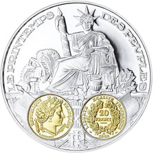 Francia, medaglia, 2000 Ans d'Histoire Monétaire, 20 Francs Cérès, FDC