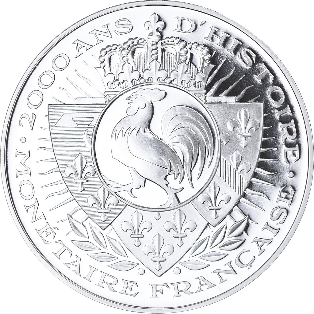 France, Médaille, Histoire Monétaire, 100 Francs Génie, FDC, Argent