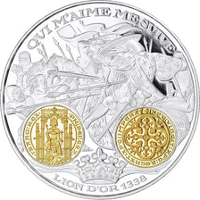 France, Medal, Histoire Monétaire, Lion d'Or, MS(65-70), Silver