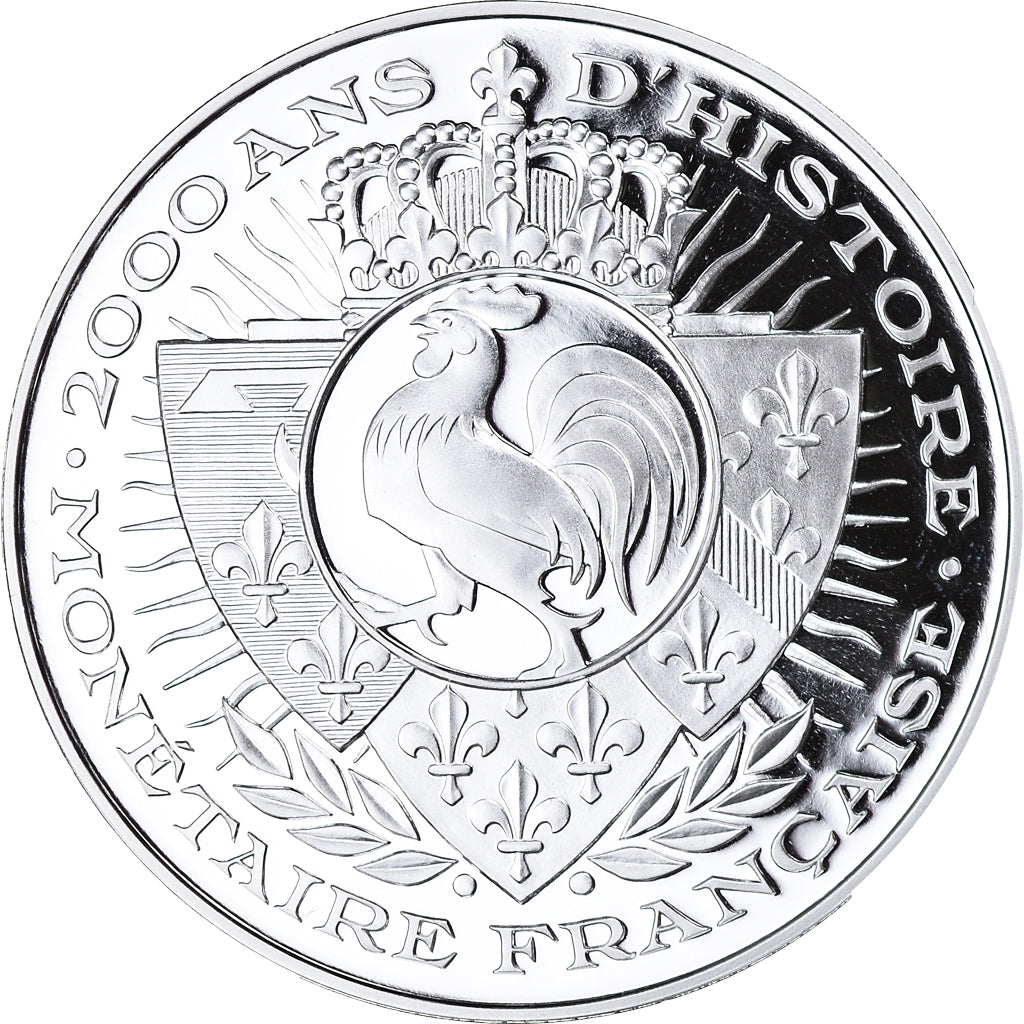 Frankreich, Medaille, Histoire Monétaire, Franc Germinal, STGL, Silber