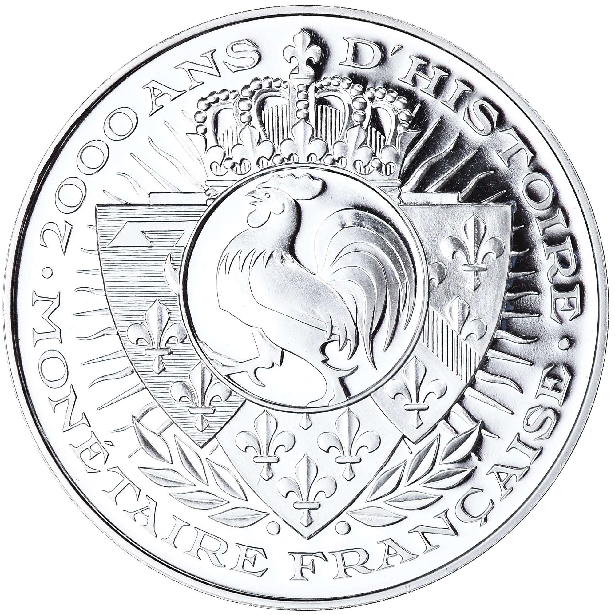 Frankrijk, Medaille, Histoire Monétaire, Trémissis, Clotaire, FDC, Zilver