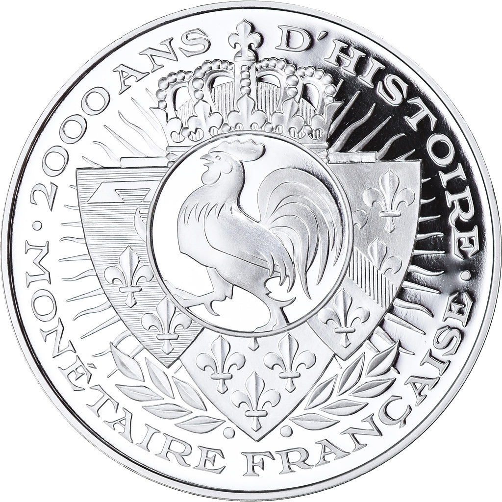 France, Medal, Histoire Monétaire, 100 Francs Charles X, MS(65-70), Silver