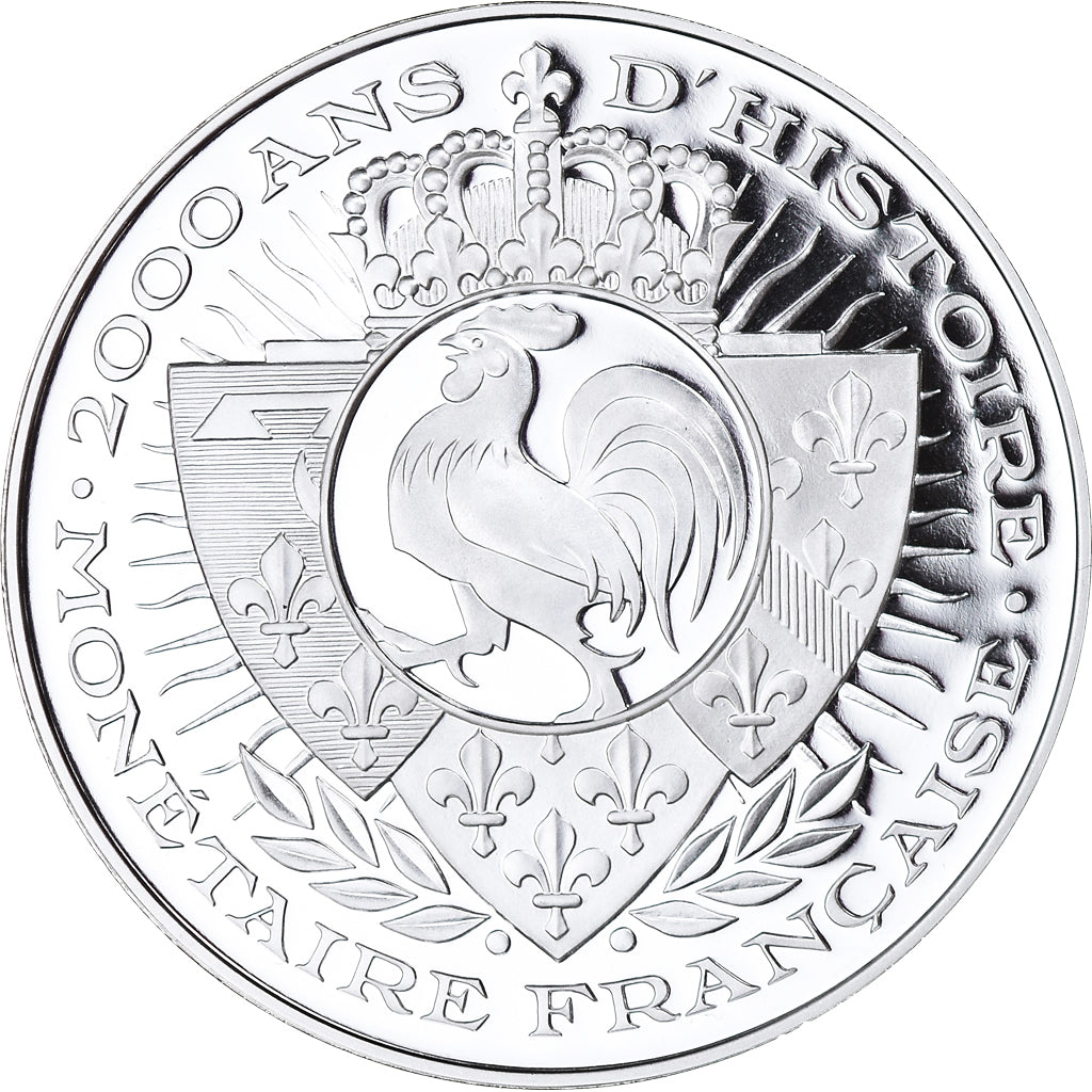 France, Medal, Histoire Monétaire, Royal d'Or, MS(65-70), Silver