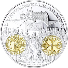 France, Medal, Histoire Monétaire, Angelot d'Or, MS(65-70), Silver