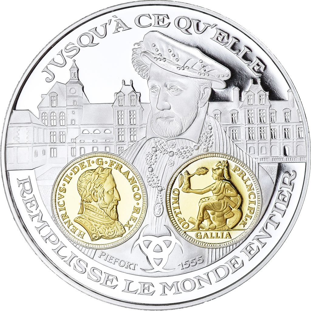 France, Médaille, Histoire Monétaire, Henri II, Piéfort, FDC, Argent