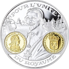 France, Medal, Histoire Monétaire, Ecu d'Argent, Louis XIII, MS(65-70), Silver