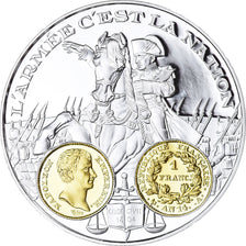 França, medalha, 2000 Ans d'Histoire Monétaire, 1 Franc Napoléon Ier