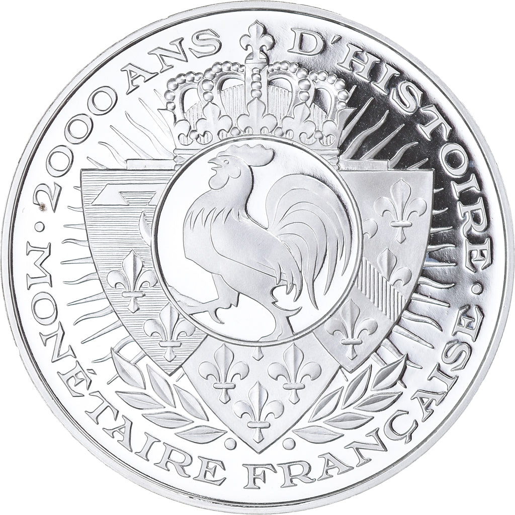 França, medalha, 2000 Ans d'Histoire Monétaire, 1 Franc Napoléon Ier