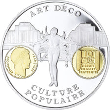 Frankreich, Medaille, Histoire Monétaire, 10 Francs Turin, Art Déco, STGL