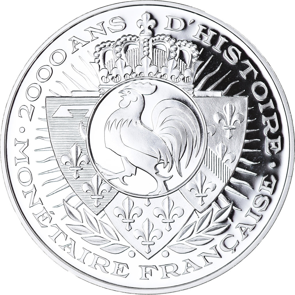 Francja, medal, 2000 Ans d'Histoire Monétaire, Denier de Charlemagne