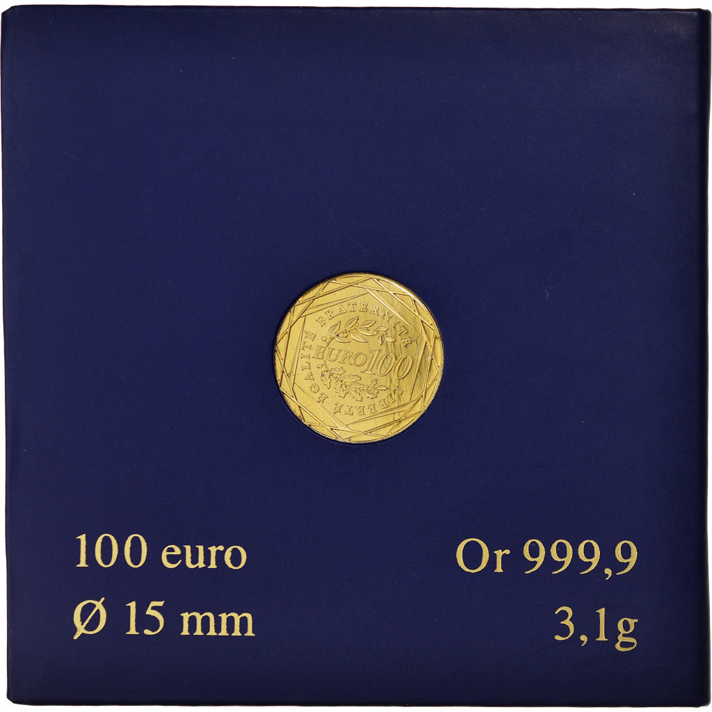 Frankreich, 100 Euro, Monnaie de Paris, La Semeuse, 2009, Paris, FDC, STGL, Gold