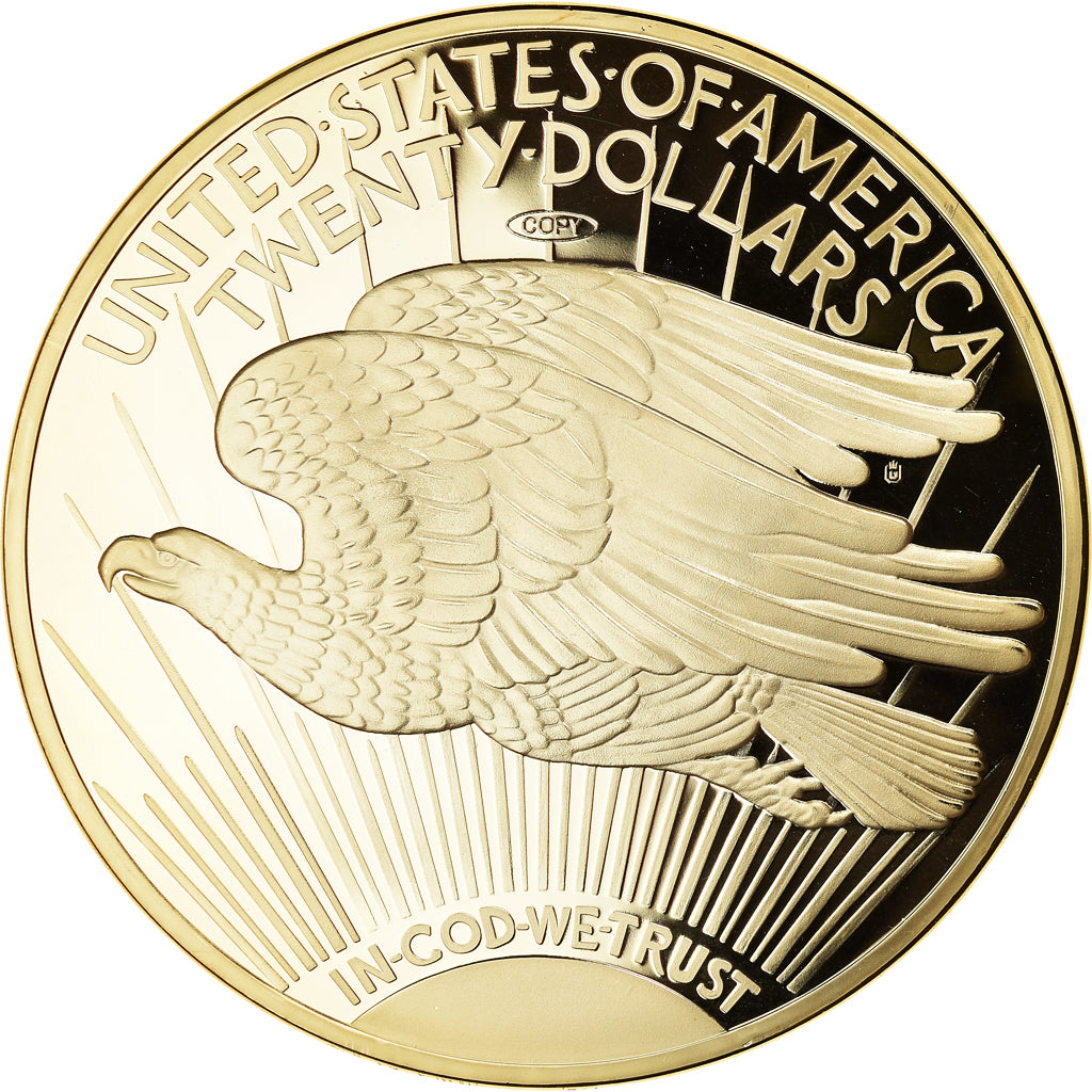 France, Medal, Réplique de la 20 Dollars Gold Eagle, 2014, Proof, MS(64)