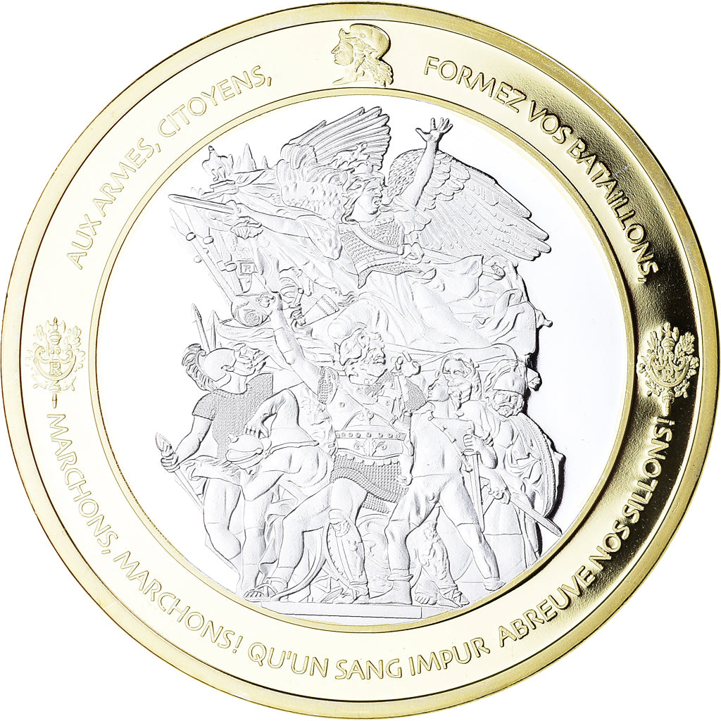 France, Médaille, Les Piliers de la République, Démocratique, Politics, 2010