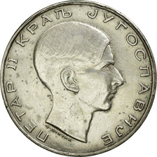 Coin, Yugoslavia, Petar II, 50 Dinara, 1938, EF(40-45), Silver, KM:24