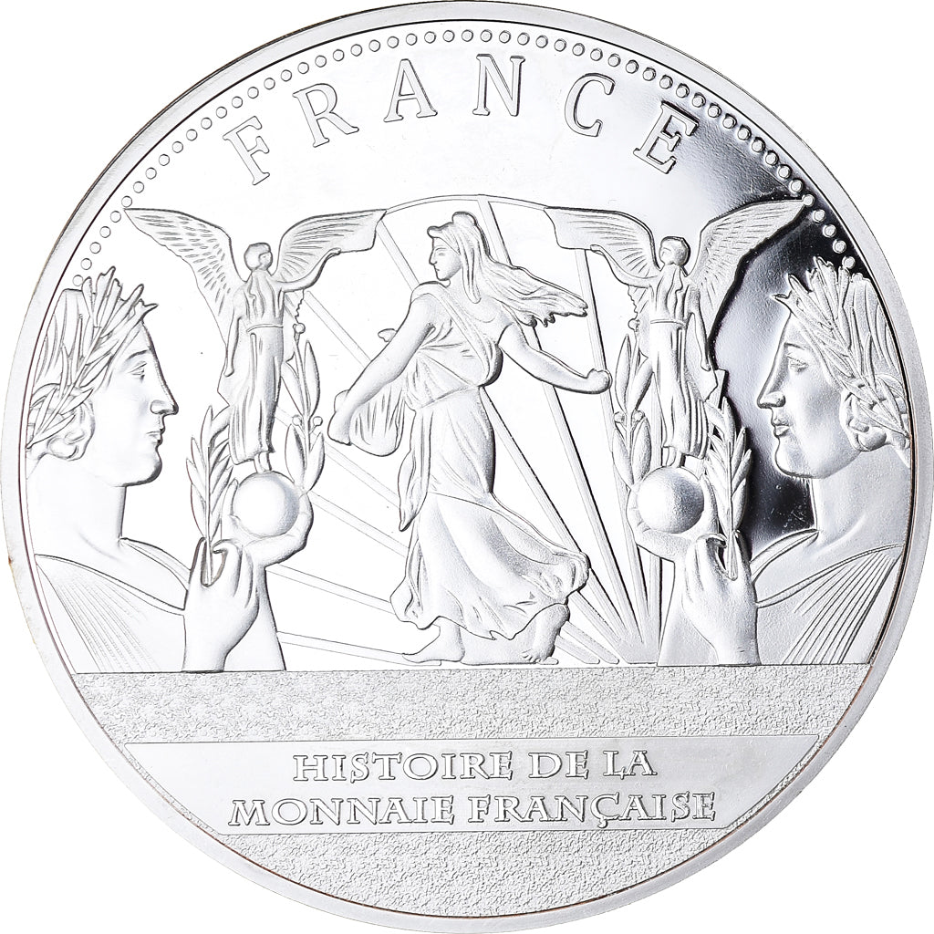 França, medalha, Histoire de la monnaie Française, 20 Francs 1907, Marianne
