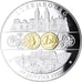 Lussemburgo, medaglia, Adoption de l'Euro, Politics, 2002, FDC, Rame placcato