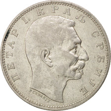 Serbia, Peter I, Dinar, 1912, EF(40-45), Silver, KM:25.1