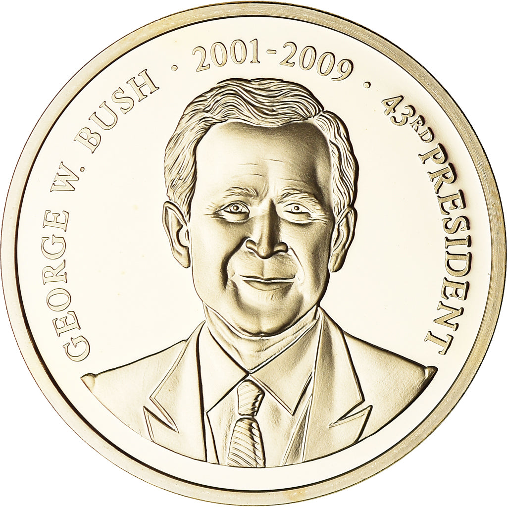 Stati Uniti d'America, medaglia, Les Présidents des Etats-Unis, G.W.Bush