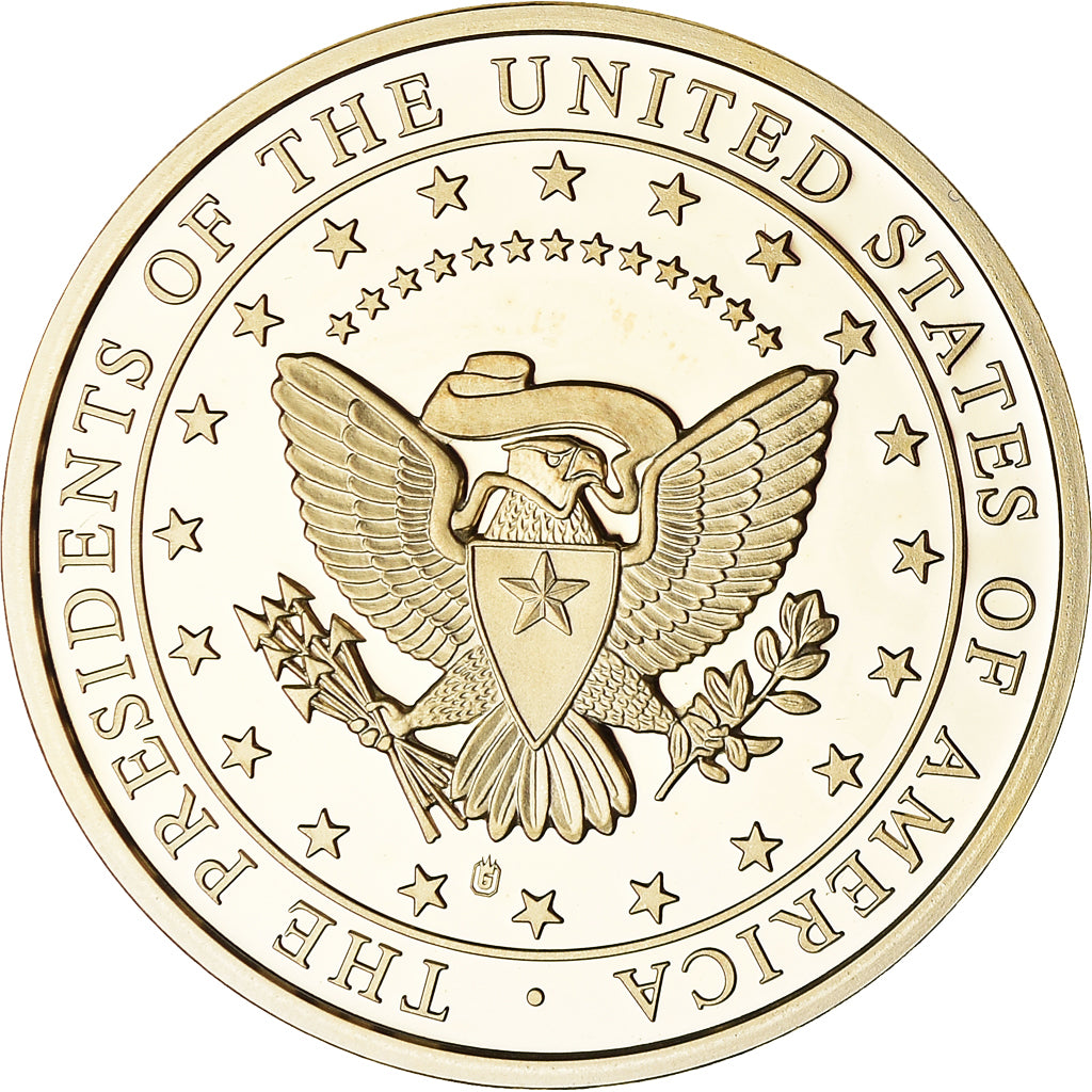 Stati Uniti d'America, medaglia, Les Présidents des Etats-Unis, G.W.Bush