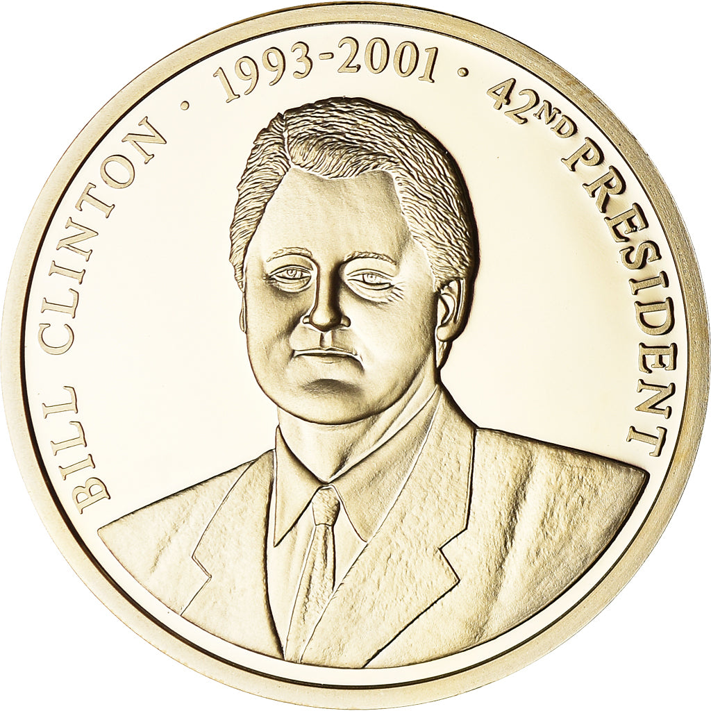 Estados Unidos de América, medalla, Les Présidents des Etats-Unis, Clinton