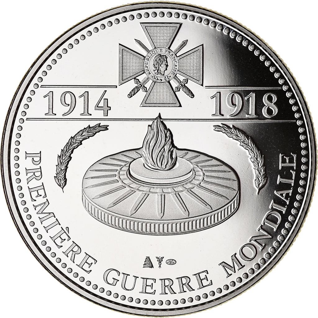 France, Medal, Première Guerre Mondiale, Centenaire, WAR, 2014, MS(65-70)