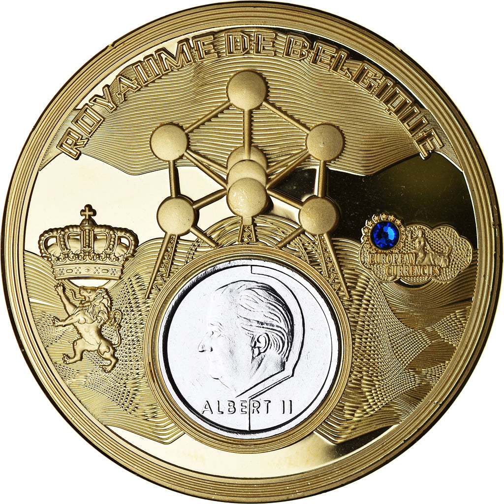 Belgium, Medal, European Currencies, Royaume de Belgique, 2019, MS(65-70)