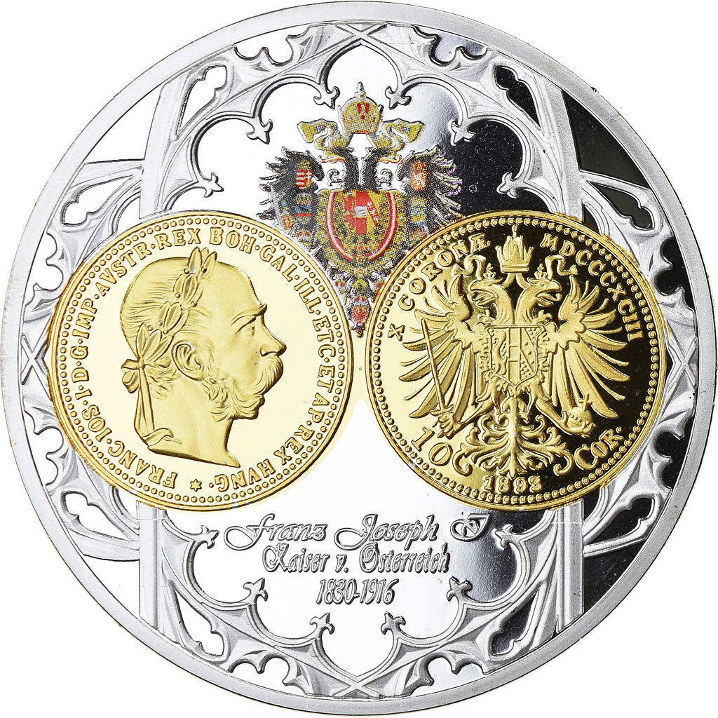 France, Médaille, Monarques Européens, François-Joseph, History, FDC, Cuivre