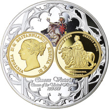 France, Medal, Monarques Européens, Queen Victoria, History, MS(65-70), Silver
