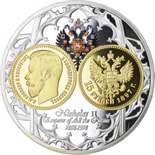 France, Medal, Monarques Européens, Nicholas II, History, MS(65-70), Silver