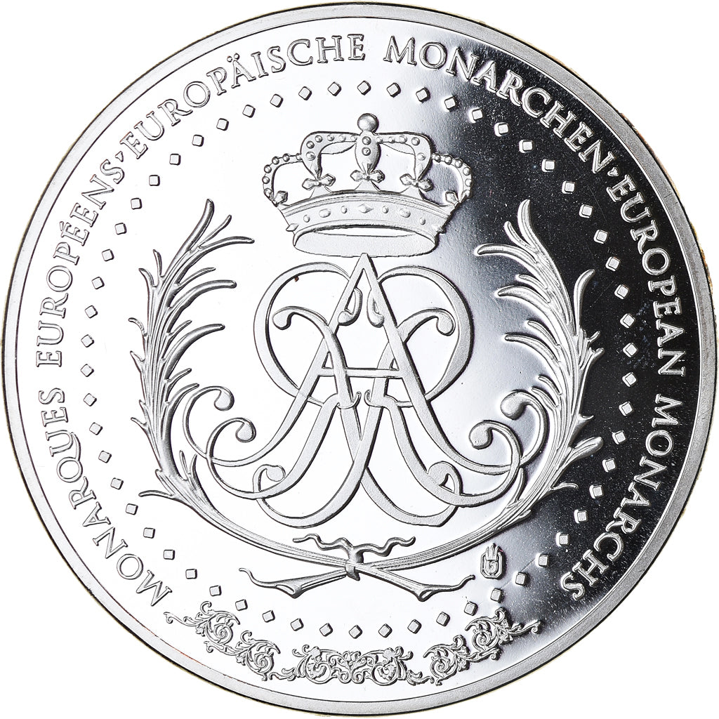 France, Medal, Monarques Européens, Nicholas II, History, MS(65-70), Silver