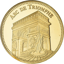 France, Medal, Paris - L'Arc de Triomphe, Patrimoine, Proof, MS(65-70)