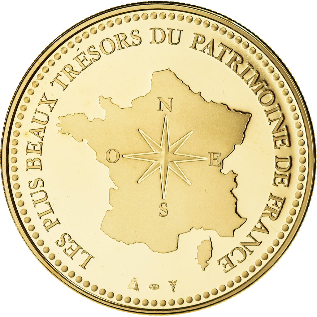 France, Medal, Paris - L'Arc de Triomphe, Patrimoine, Proof, MS(65-70)