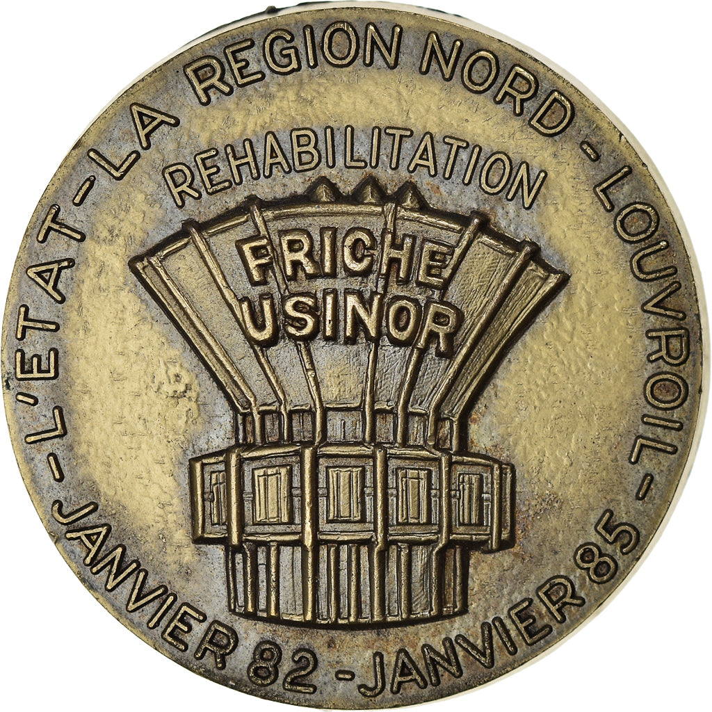 France, Médaille, Réhabilitation de la Friche USINOR, Louvroil, Nord