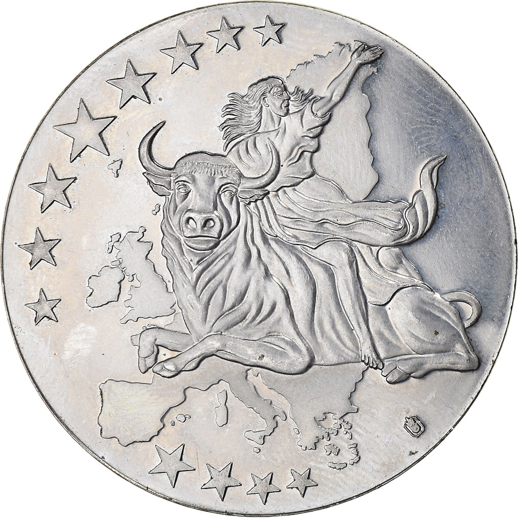 Frankreich, Medaille, Monnaie Européenne, Billet de 100 Euro, Politics, 2002