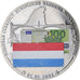 Lussemburgo, medaglia, Monnaie Européenne, Billet de 100 Euro, Politics, 2002