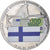 Finlândia, medalha, Monnaie Européenne, Billet de 100 Euro, Politics, 2002