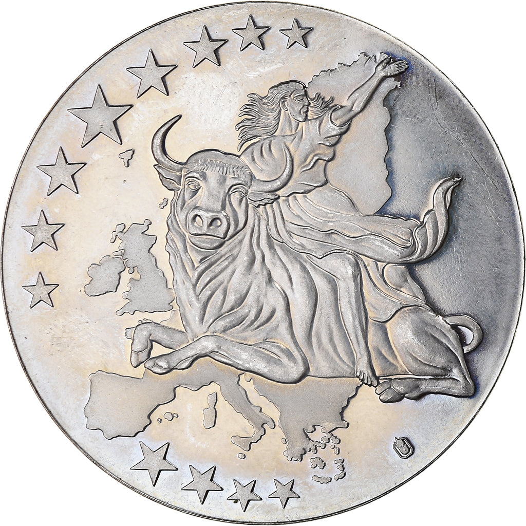 Spagna, medaglia, Monnaie Européenne, Billet de 100 Euro, Politics, 2002, SPL-