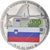 Eslovenia, medalla, Monnaie Européenne, Billet de 100 Euro, Politics, 2002